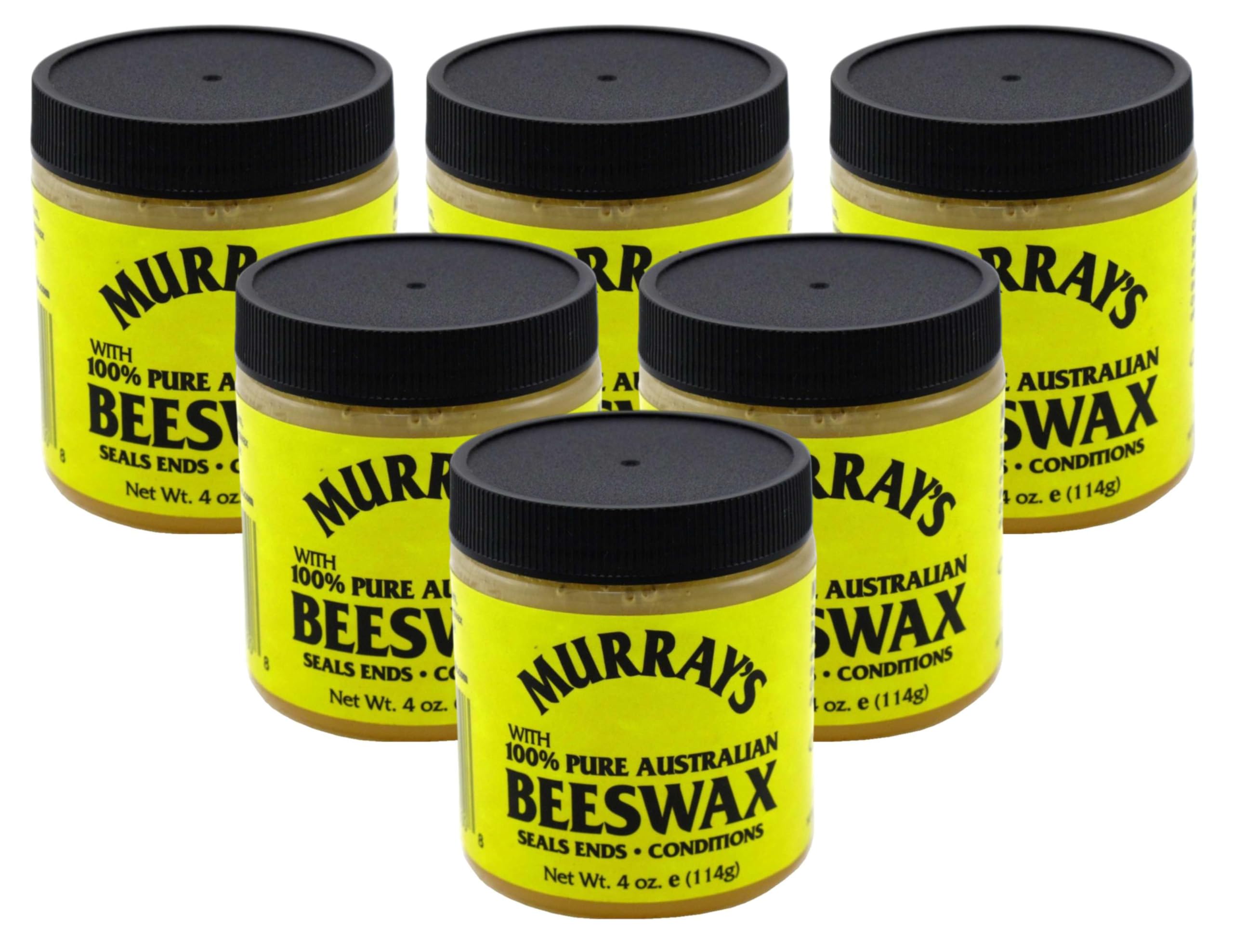 100% Pure Australian Beeswax, 4 oz (6 Pack)