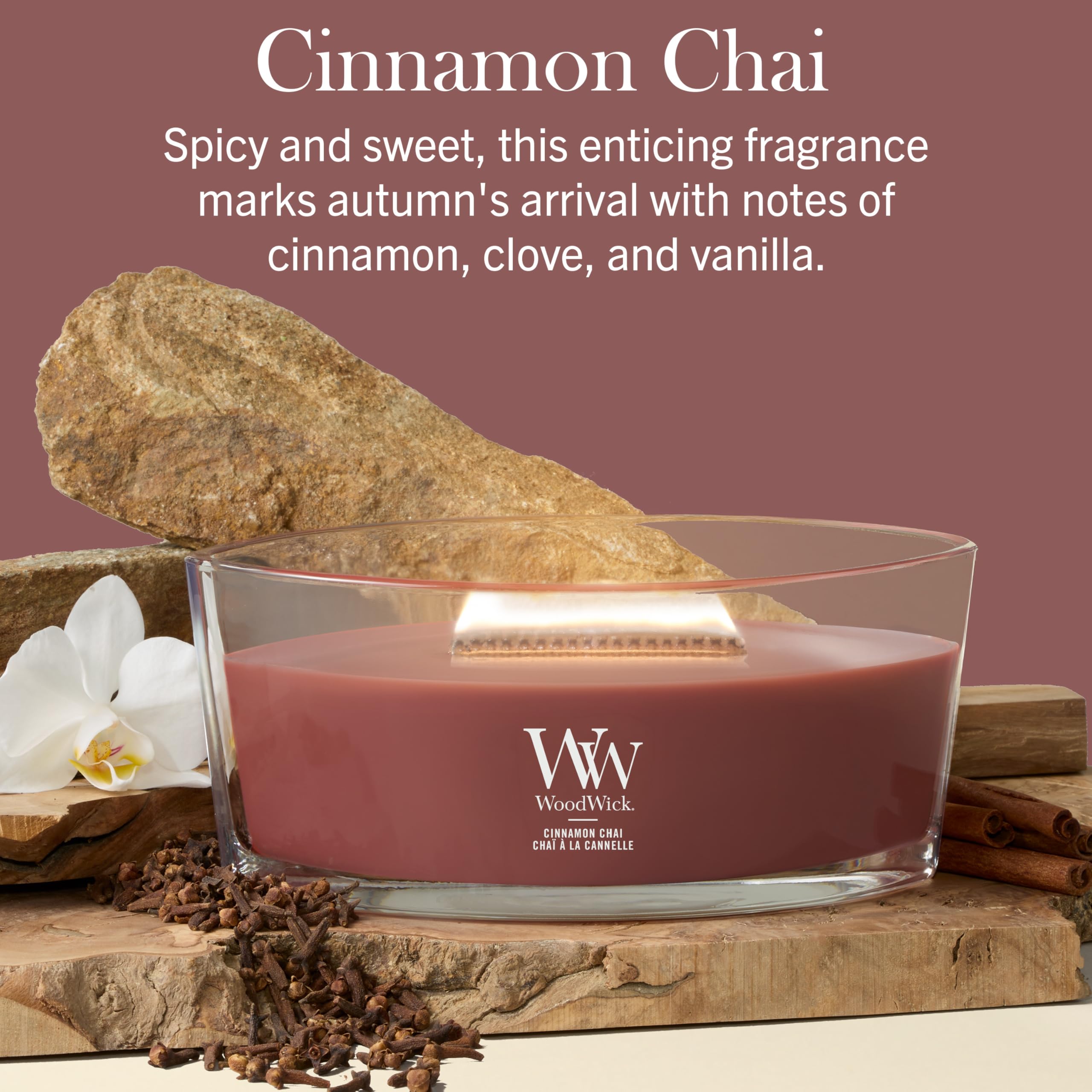 Amazon.com: WoodWick Cinnamon Chai Holiday Candle Gifts for Women