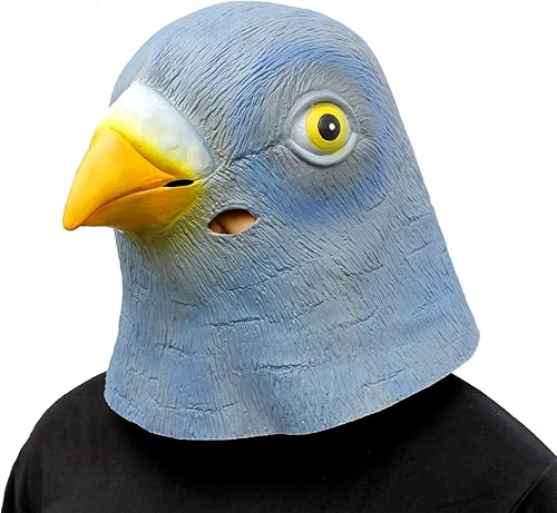 CreepyParty Deluxe novedadDisfraz para Halloween Fiesta látex Pájaro Head Mask Pigeon CreepyParty Deluxe novedadDisfraz para Halloween Fiesta látex Pájaro Head Mask Pigeon