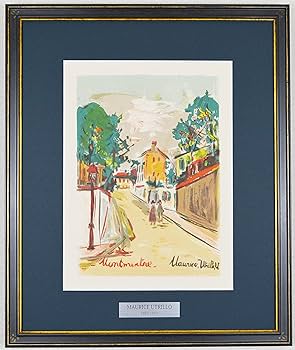Amazon | モーリス ユトリロ『 モンマルトルの散歩道 【モンマルトル