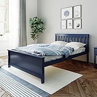 Vista 17 de Max & Lily Cama de Piso Clásica Individual, 79.75 Pulgadas, Marco de Cama Baja de Madera Maciza para Niños, Cama de Piso Moderna para Dormitorio