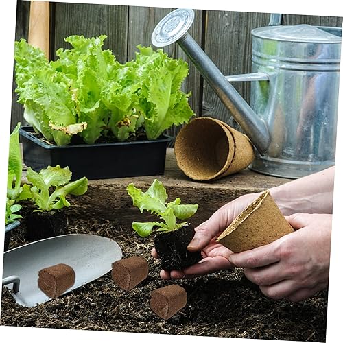 Miniatura 2 de Happyyami Paquete de 10 tapones en bloque de suelo de nutrientes ideales para plantas de balcón y suministros de jardín