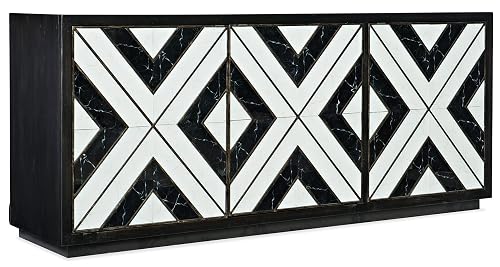 Hooker Furniture Sanctuary Noir Et Blanc Entertainment Console