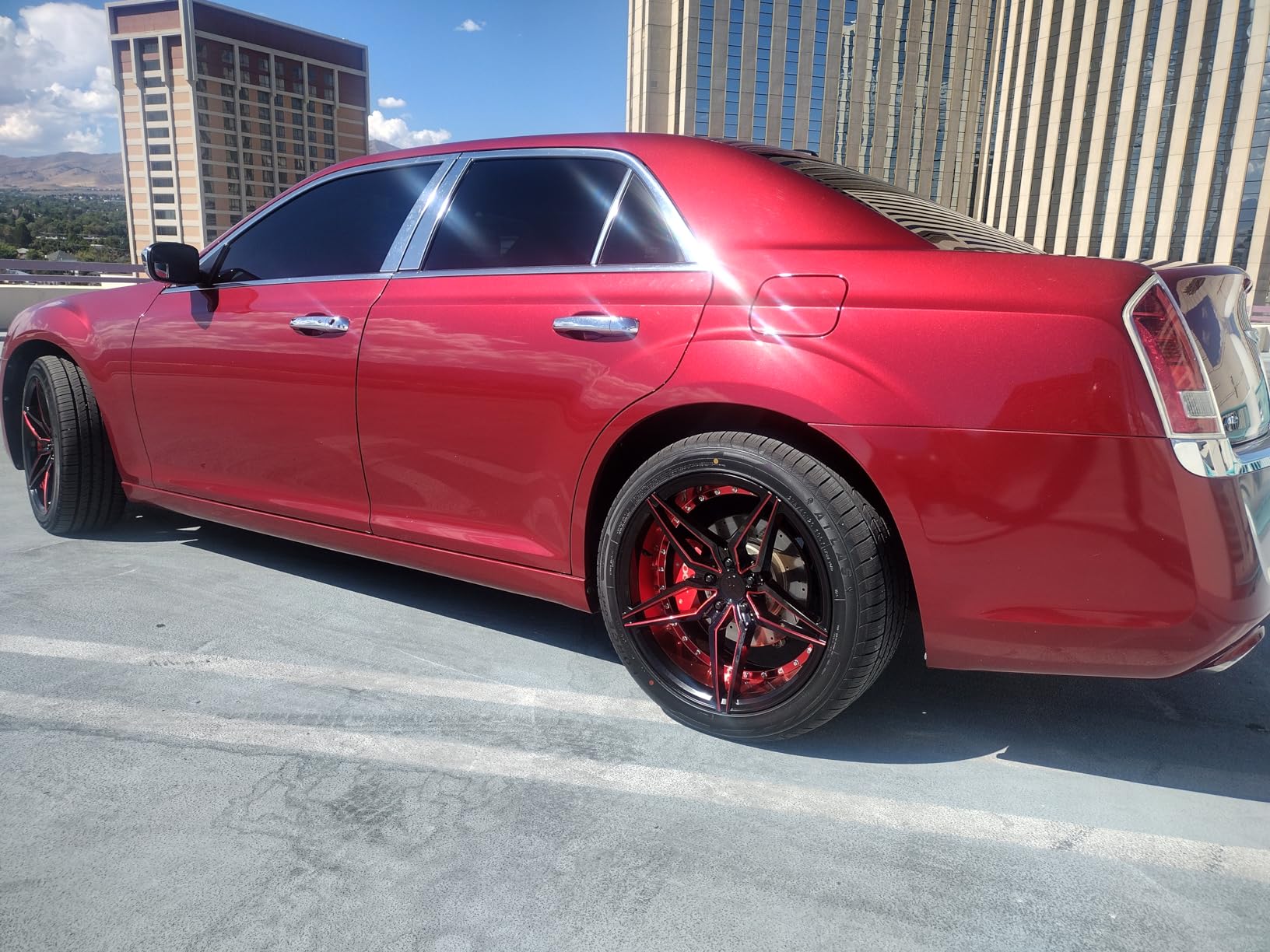 Red Rim 349 $32/mo - Finance AC01 | Staggered 20 Inch Rims (Set of 4 Wheels ...