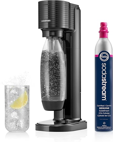 SodaStream Gaia Sparkling Water Maker, Black