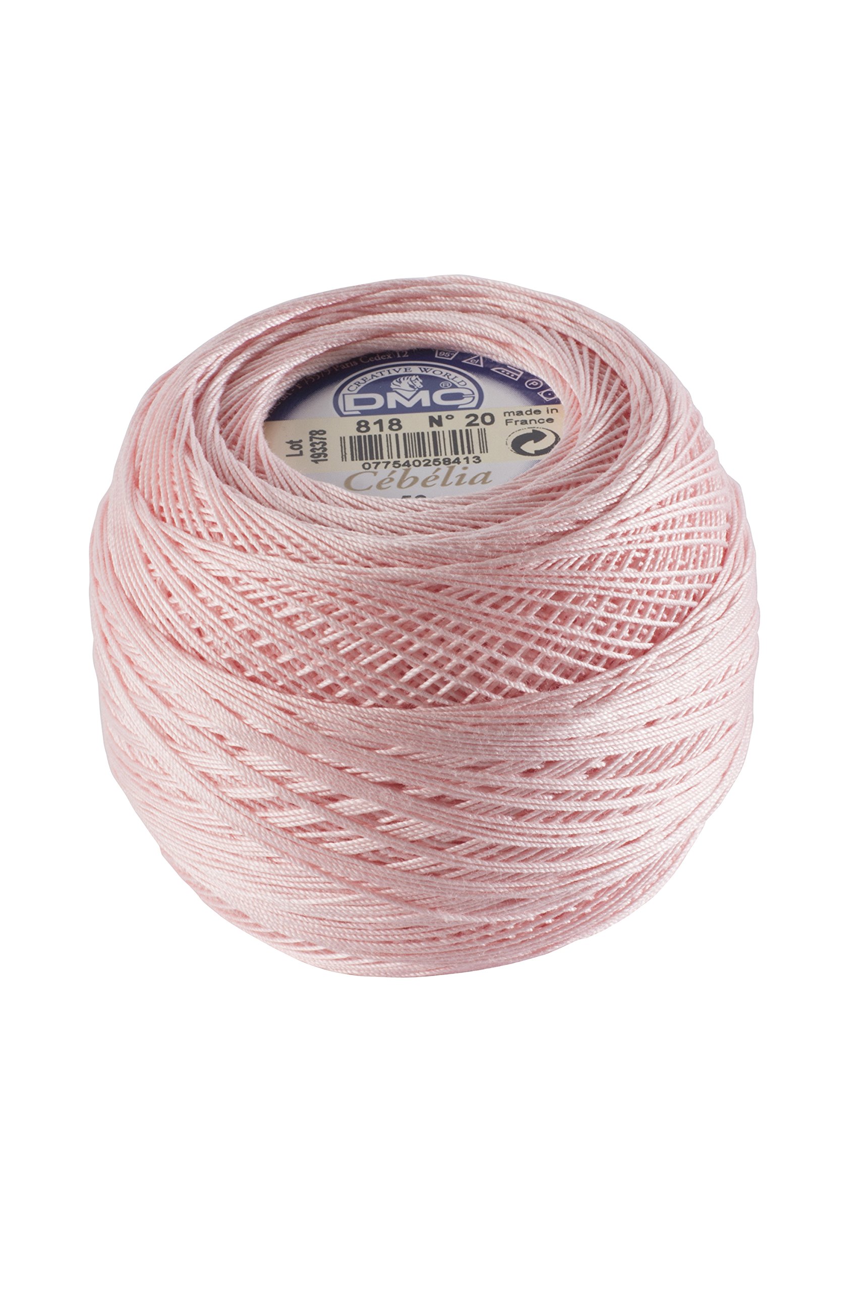 DMC - Cébélia, gros.10 | Ideale per realizzare capi per la decorazione della casa: tovaglie, tende e cuscini | 50 g - 260 m - Uncinetto n. 1,5 o 1, 75