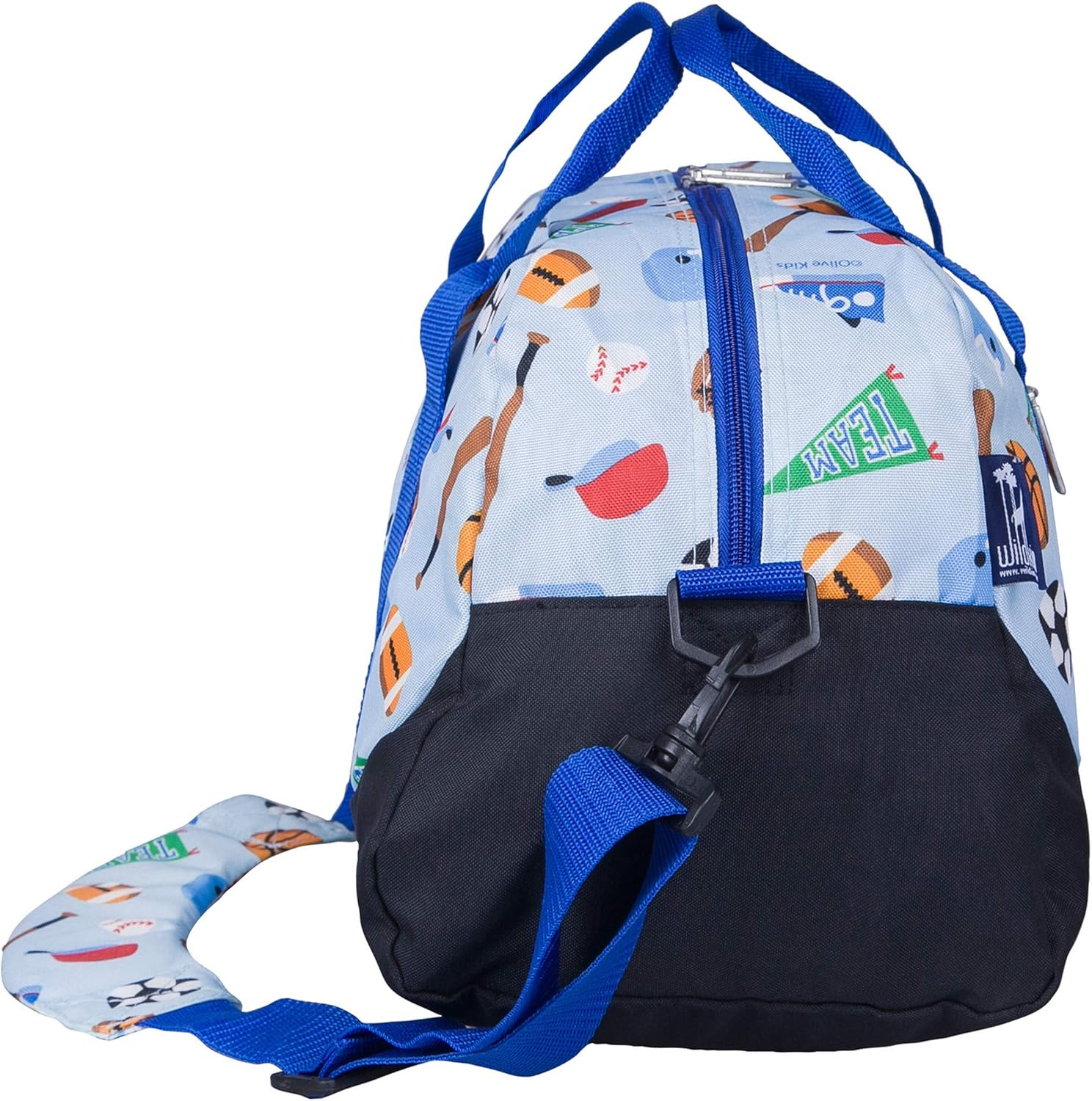 Wildkin Kids Overnighter Duffel Bags for Boys & Girls, Measures 18 x 9 x 9 Inches Duffel Bag for Kids, Carry-On Size & Ideal for School Practice or Overnight Travel, BPA-free (Game On) : Everything Else