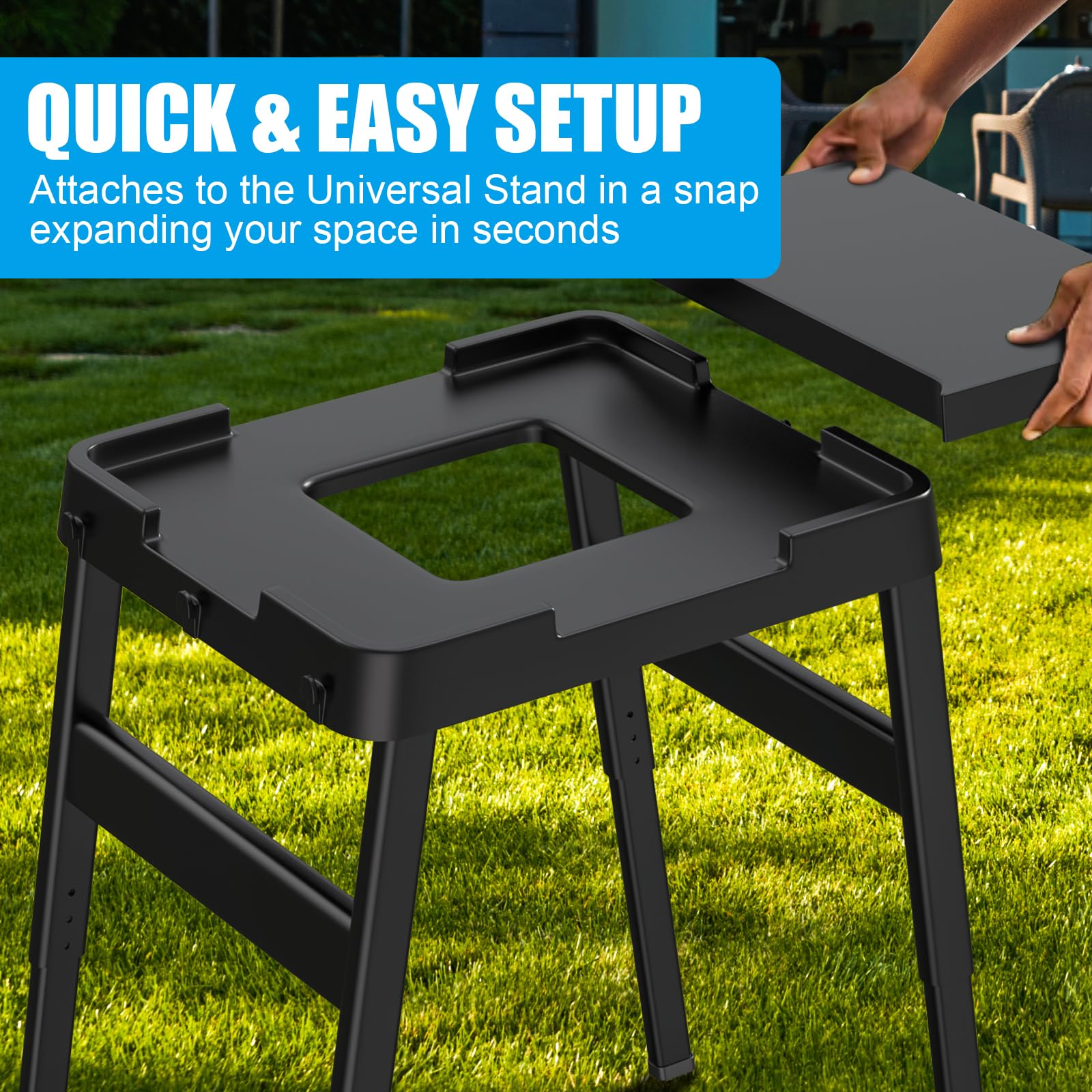 Amazon.com: LS'BABQ XSKUSSDTBL Attachable Side Table Accessories