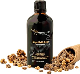 Honigmeisterei Propolis Tinktur 100ml mit 40% nat&uuml;rlichem Propolis, in bester Qualit&auml;t aus Schwarzw&auml;lder Imkerei, Tropfen ohne Zusatzstoffe