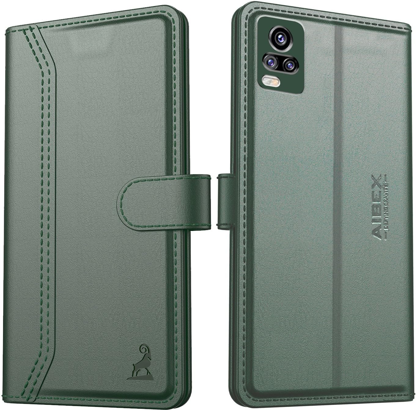 Vivo V20 Flip Cover - Leather Wallet Stand -1 Vivo V20 Flip Cover - Leather Wallet Stand -1