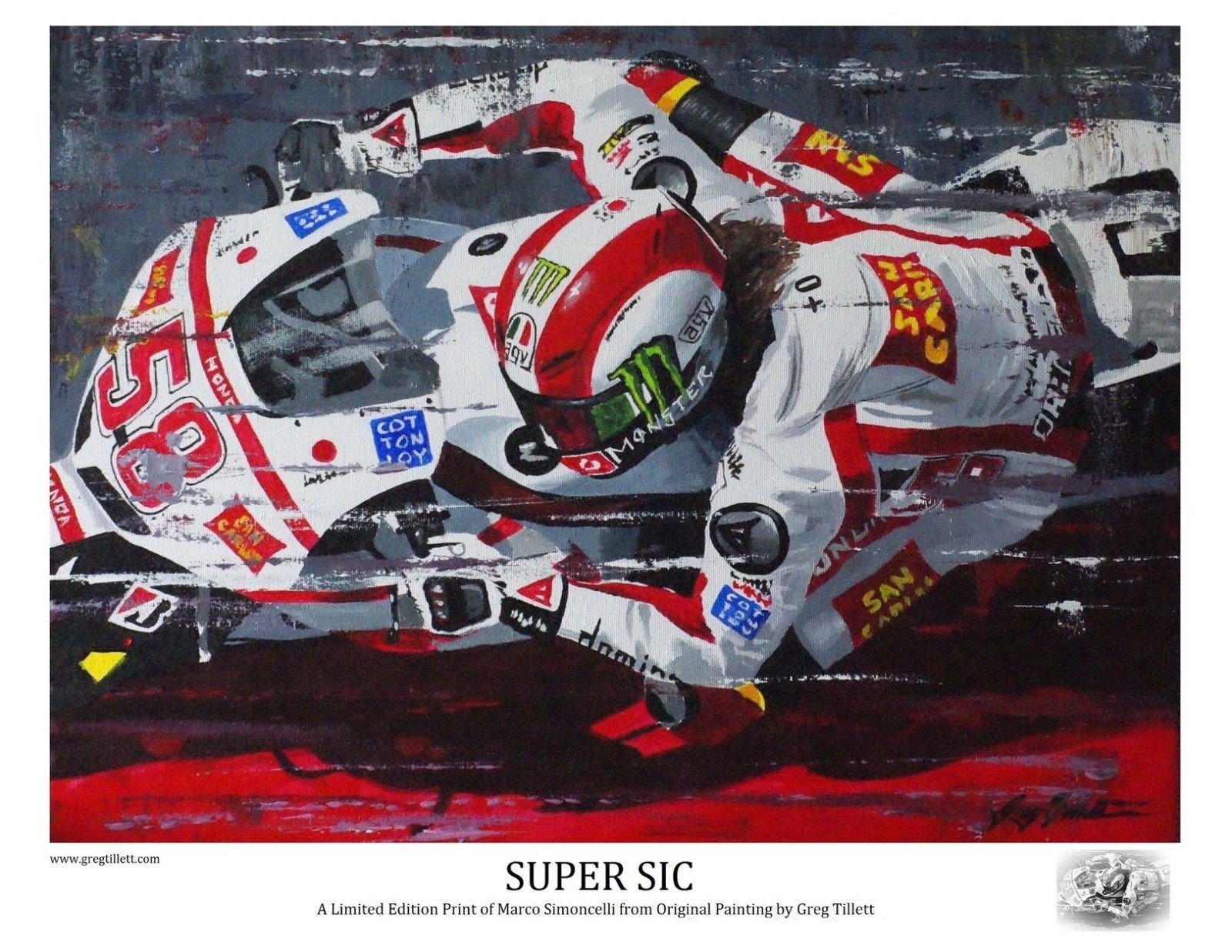 Greg Tillett Marco Simoncelli Super Sic