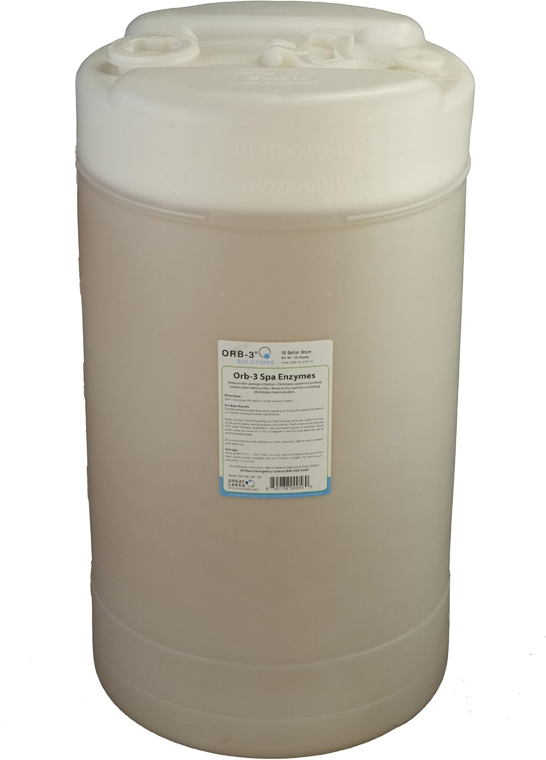Orb3 Y24000015G Spa Enzymes for Maintenance, 15Gallon