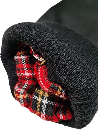 Spirit of England Black Classic Harrington Style Jacket Knightsbridge Tartan Lined