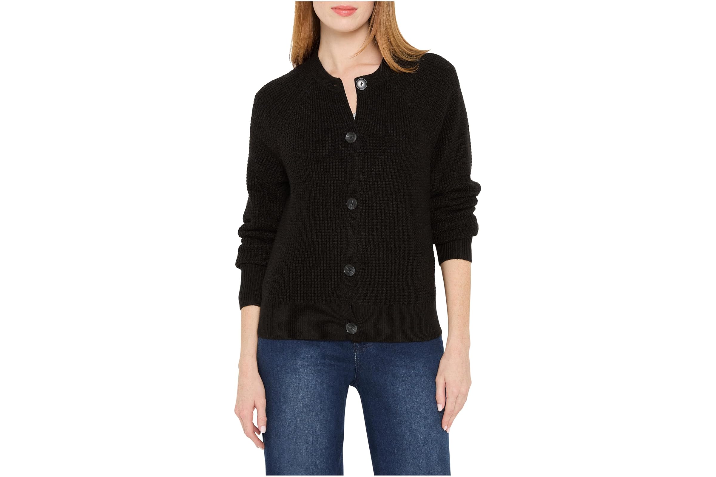 NICZOE Waffle Tuck Cardigan