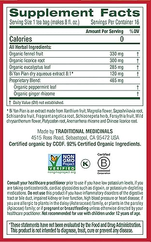 Miniatura 10 de Traditional Medicinals Move orgánico suave con té de hierbas Senna alivia el estreñimiento ocasional paquete de 3 - 48 bolsas de té en total