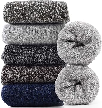 Jeasona Wool Socks for Women Warm Winter Thermal Thick Gifts for Wife Mom