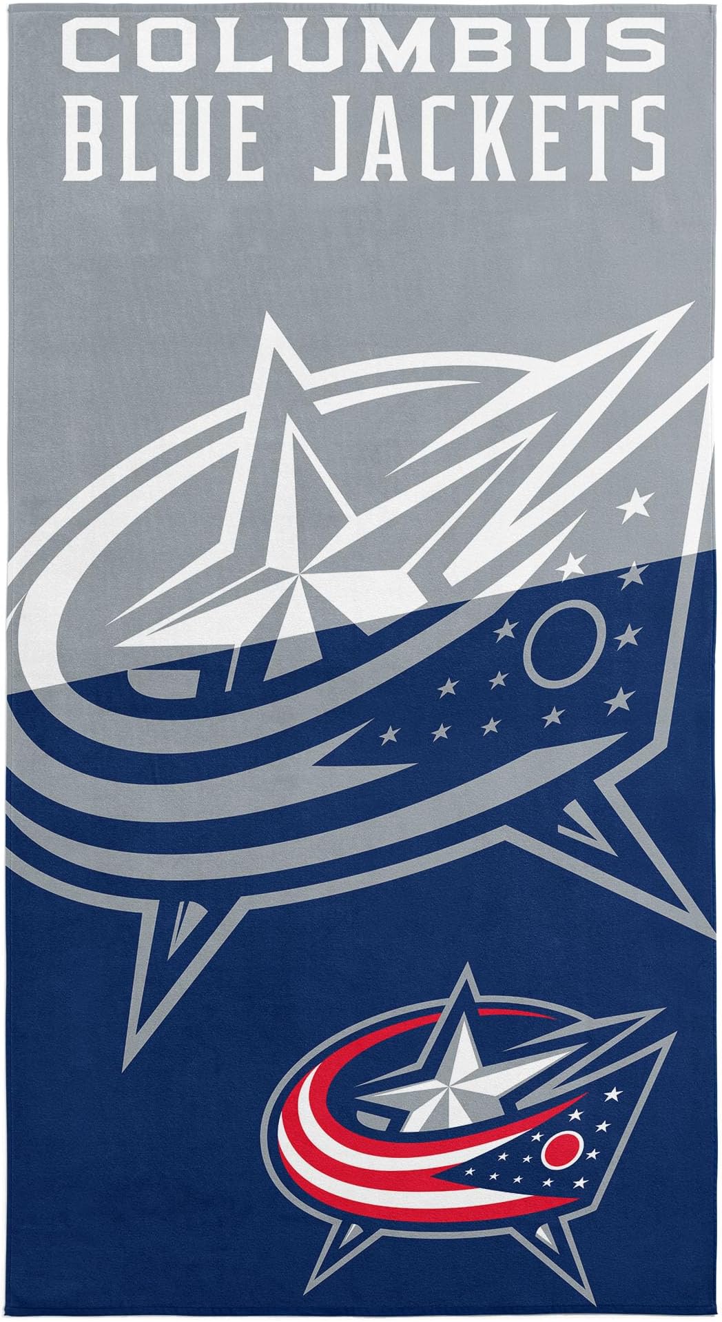 Northwest Columbus Blue Jackets NHL Incisor Micro Fiber Beach Towel 30 x 60 Inches
