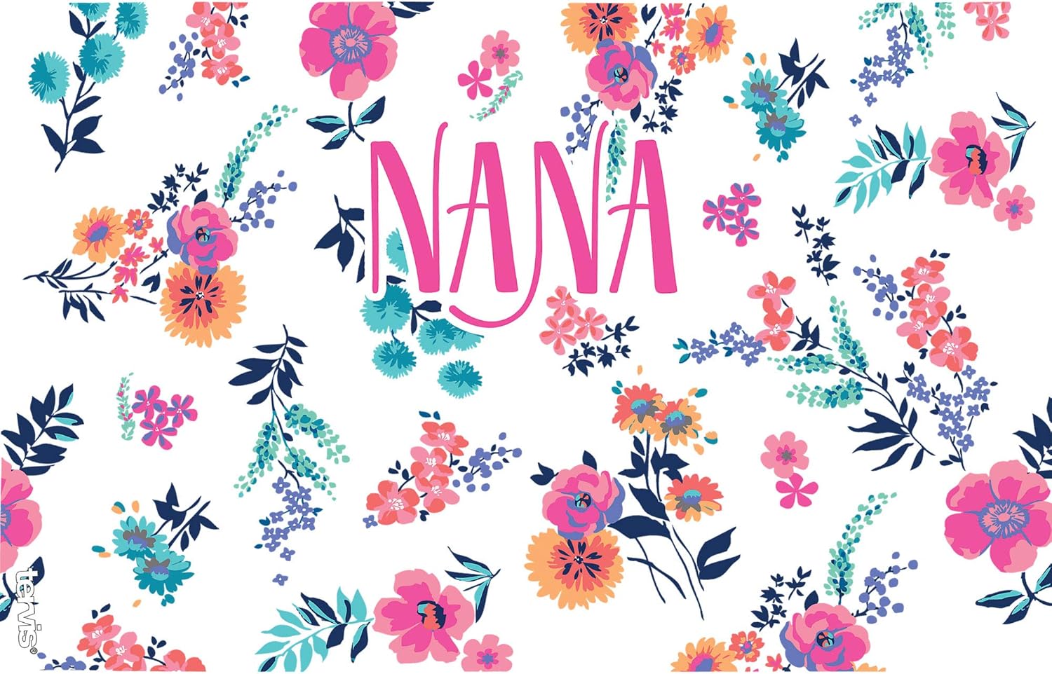 Tervis Made in USA Double Walled Dainty Floral Mother's Day Insulated Tumbler Cup Keeps Drinks Cold & Hot, 16oz, Nana - Image 2