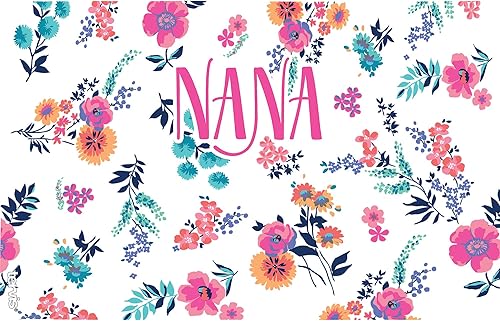 Miniatura 2 de Tervis 1314918 - Vaso aislado de viaje con estampado de flores y la leyenda "Nana" y tapa, taza de 16 onzas, Tritan, transparente