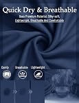 MAGCOMSEN Men's Polo Shirts Quick Dry 3 Buttons Casual Work T Shirts Short Sleeve Golf Shirt Pique Jersey Outdoor Performance