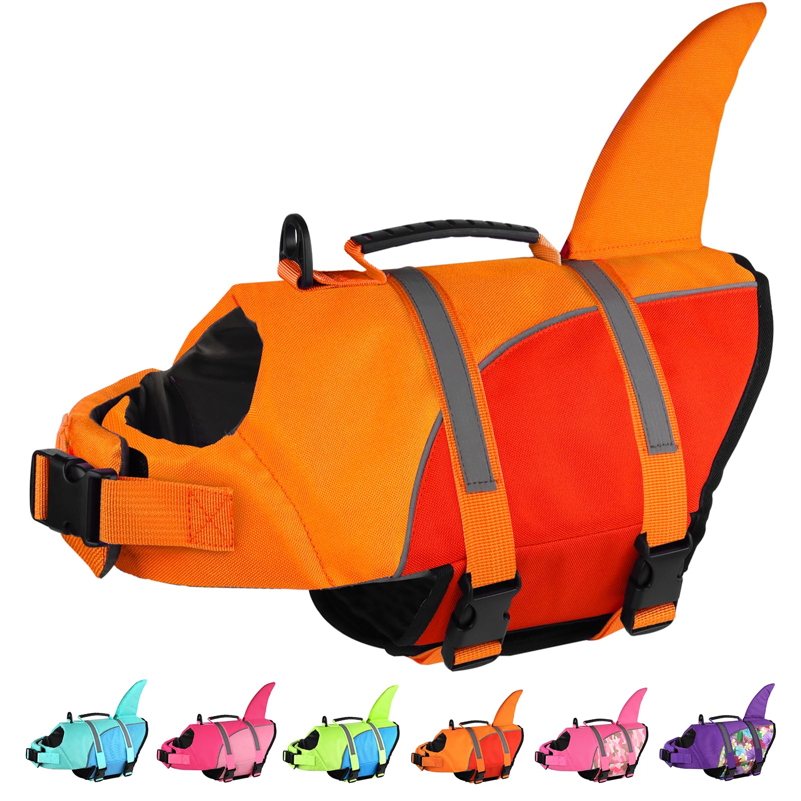 Doglay Shark Ripstop Dog Life Vest