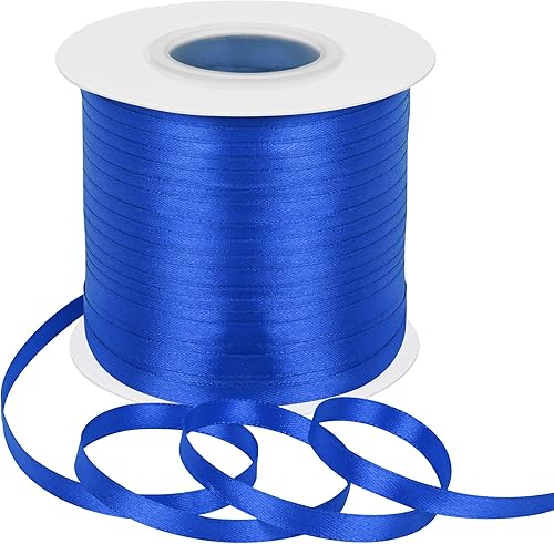 Miniatura 220 de Cinta de satén rosa polvoriento de doble cara, 3/8 pulgadas x 50 yardas, cintas de poliéster rosa polvoriento para envolver regalos, cinta de tela