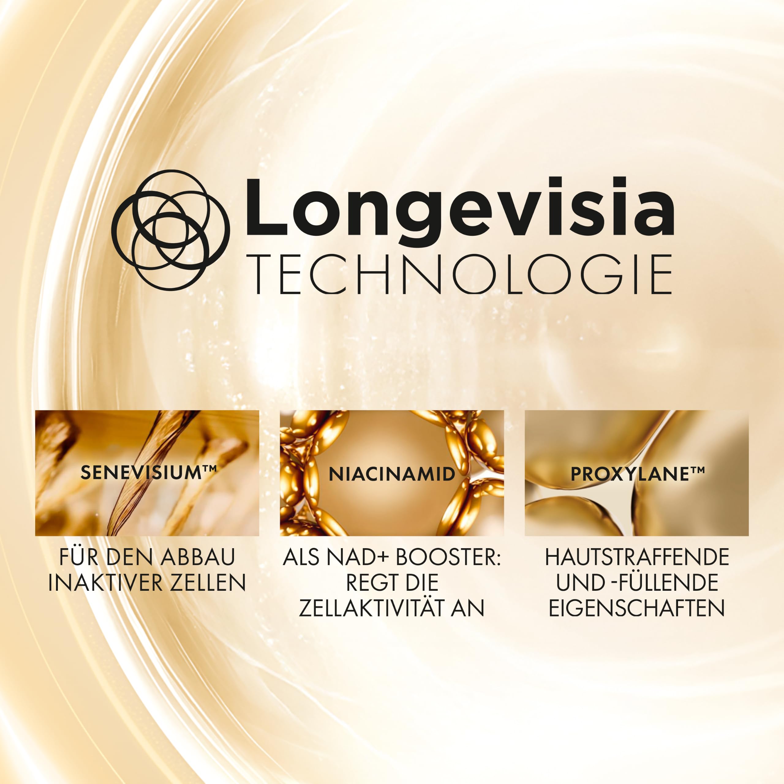 Vichy Neovadiol Longevity Pro-Volumen Creme, Aufpolsternde Anti-Aging-Creme, Regenierierende, feuchtigkeitsspendende und straffende Gesichtspflege, Für reife Haut, Nachfüllbar
