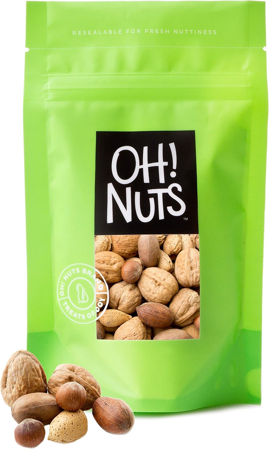 Mixed Nuts in Shell 2 Pound Bag (32 Oz) Oh! Nuts Amazon.ca Grocery