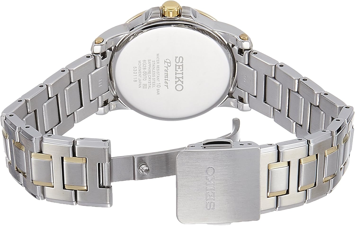 Seiko Orologio Analogico Quarzo Donna con Cinturino in Acciaio Inox 4.95463E+12