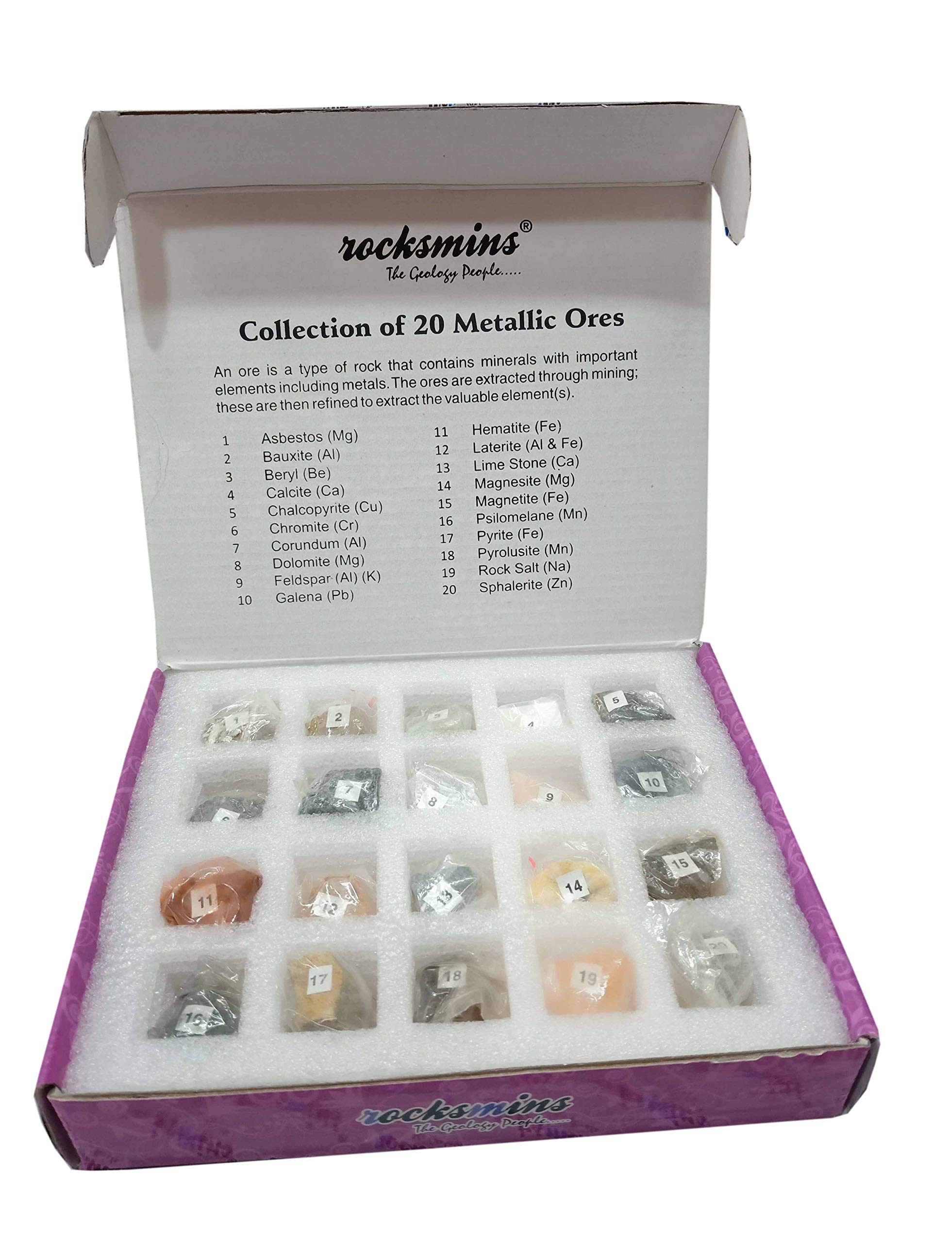 See full amazon price history chart for Rocksmins MO20PT Collection of 20 Metallic Ores Set of 20 Specimen for Education School Education Samples Activity Geology Earth Science Memory Great Educational STEM Toys for Kids Rocksmins MO20PT Collection of 20 Metallic Ores Set of 20 Specimen for Education School Education Samples Activity Geology Earth Science Memory Great Educational STEM Toys for Kids (B07VX3ZDRK) Amazon Price History, Amazon Price Tracker