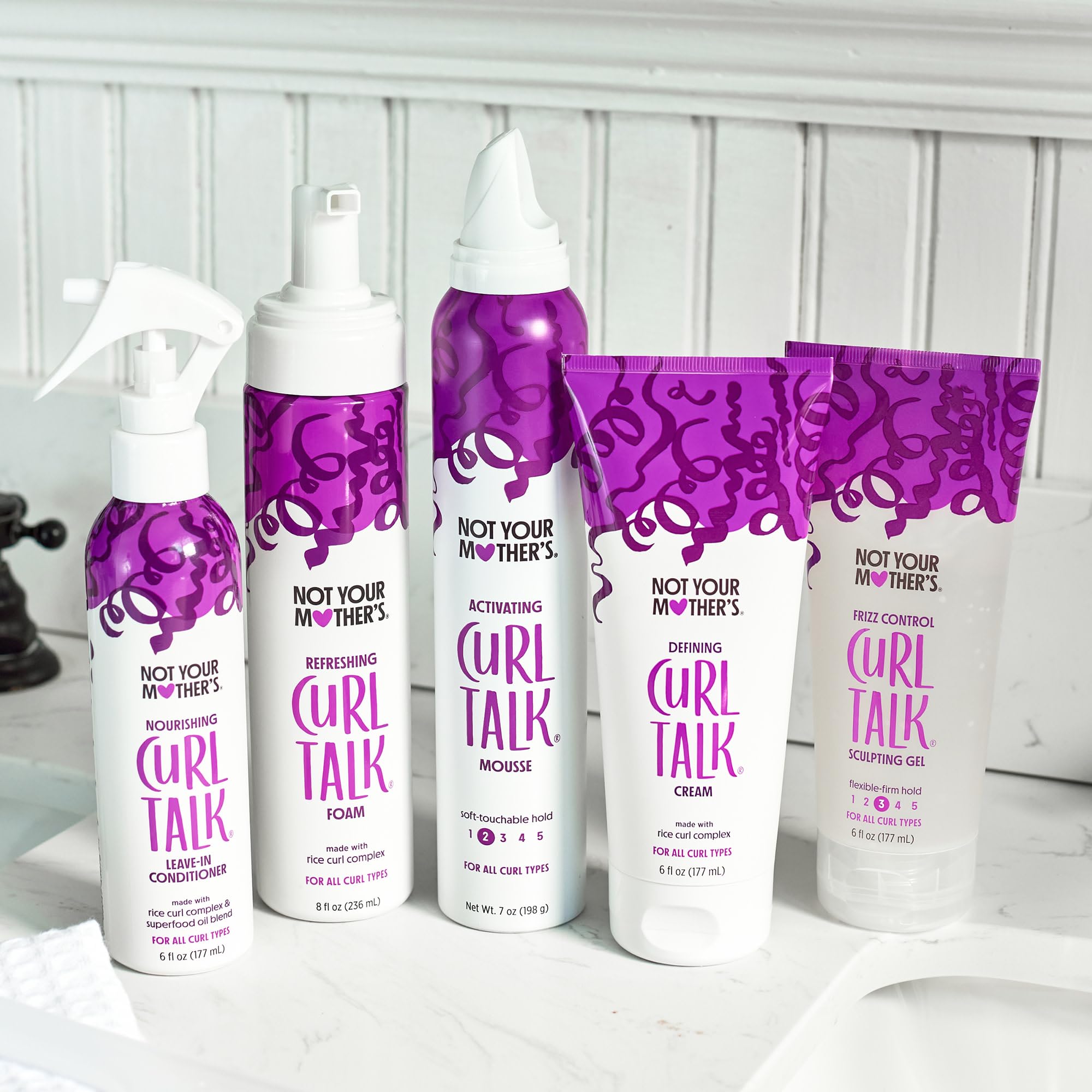 Not Your Mother’s Curl Talk Refreshing Curl Foam-8 oz 236 ml (Pack of 1), 236.59 ml (Pack of 1) - Image 4