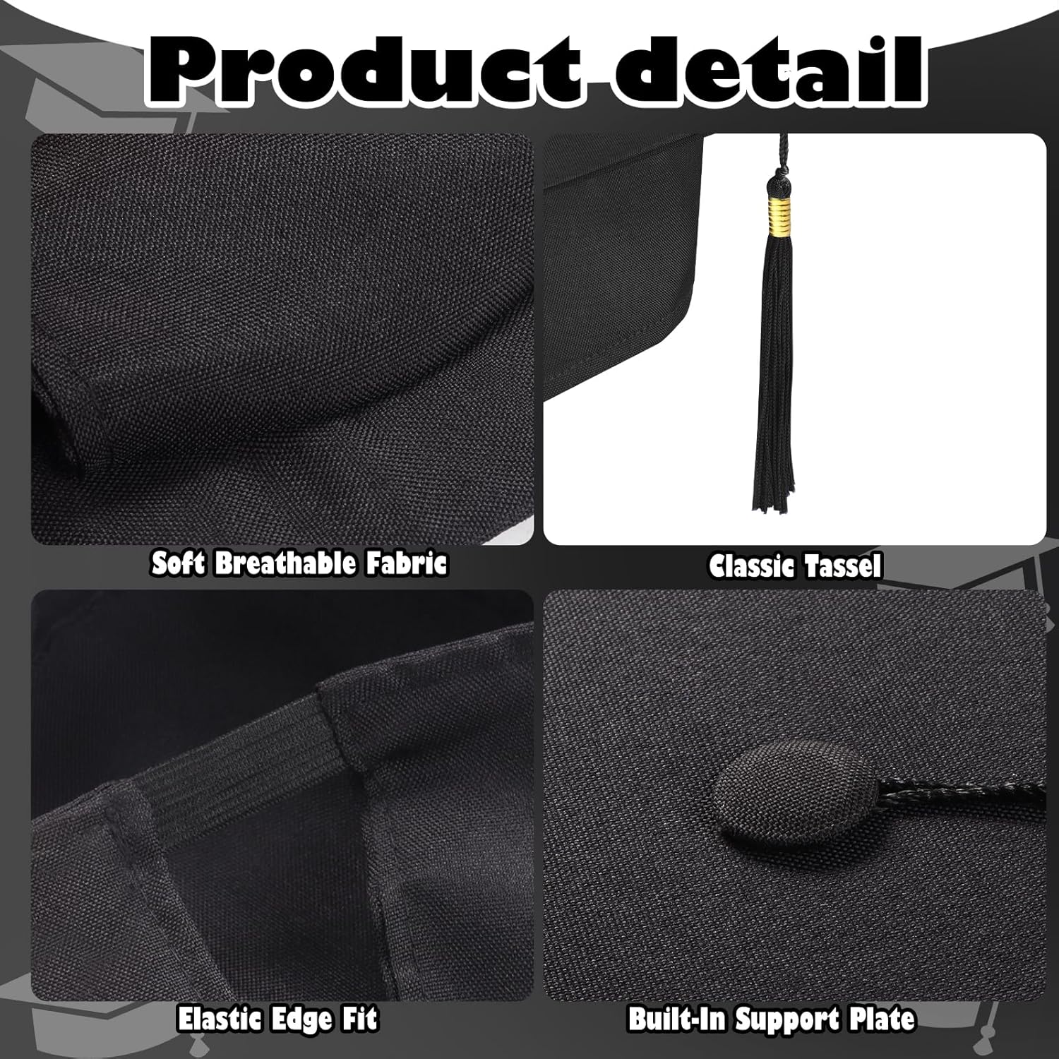 30 Pcs Child Size Preschool Grad Caps Bulk Kindergarten Graduation Cap Grad Hats