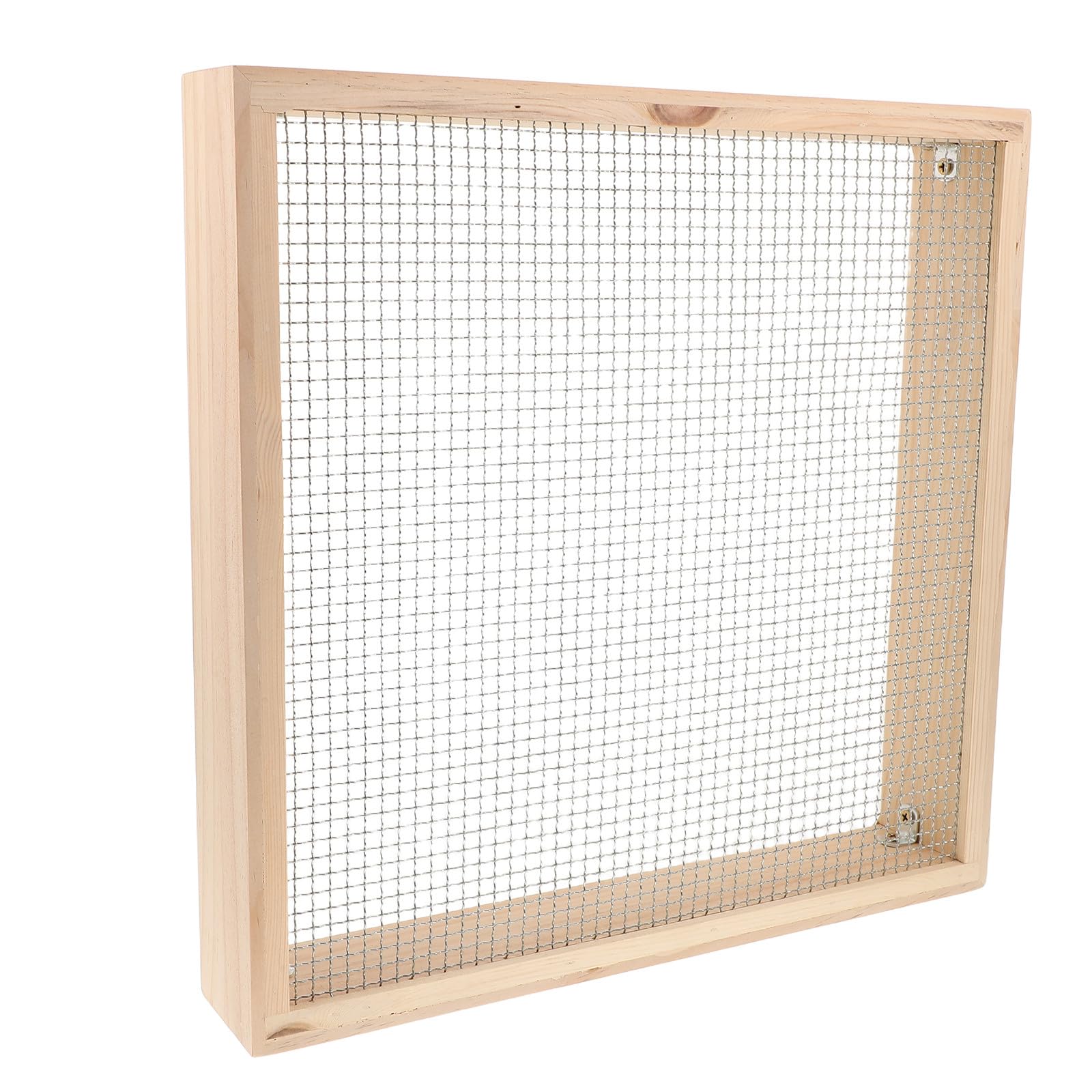 Toddmomy Setaccio da Giardino - 38x38 cm, setaccio Multiuso per terriccio, Manuale, con Maglia da 6 mm x 6 mm, Ideale per Compost, Sassi, Terra, Foglie e terriccio per vasi.
