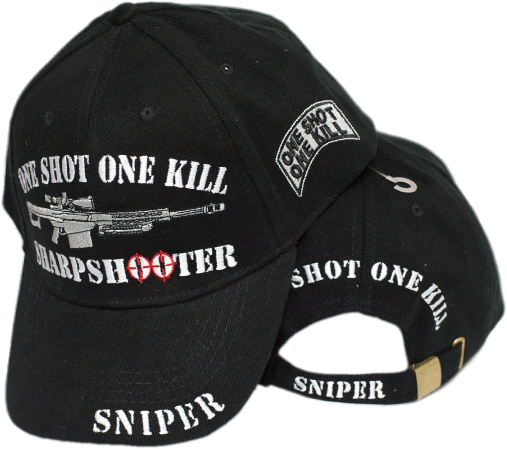 mws One Shot One Kill Sniper Sniping Baseball Cap Hat