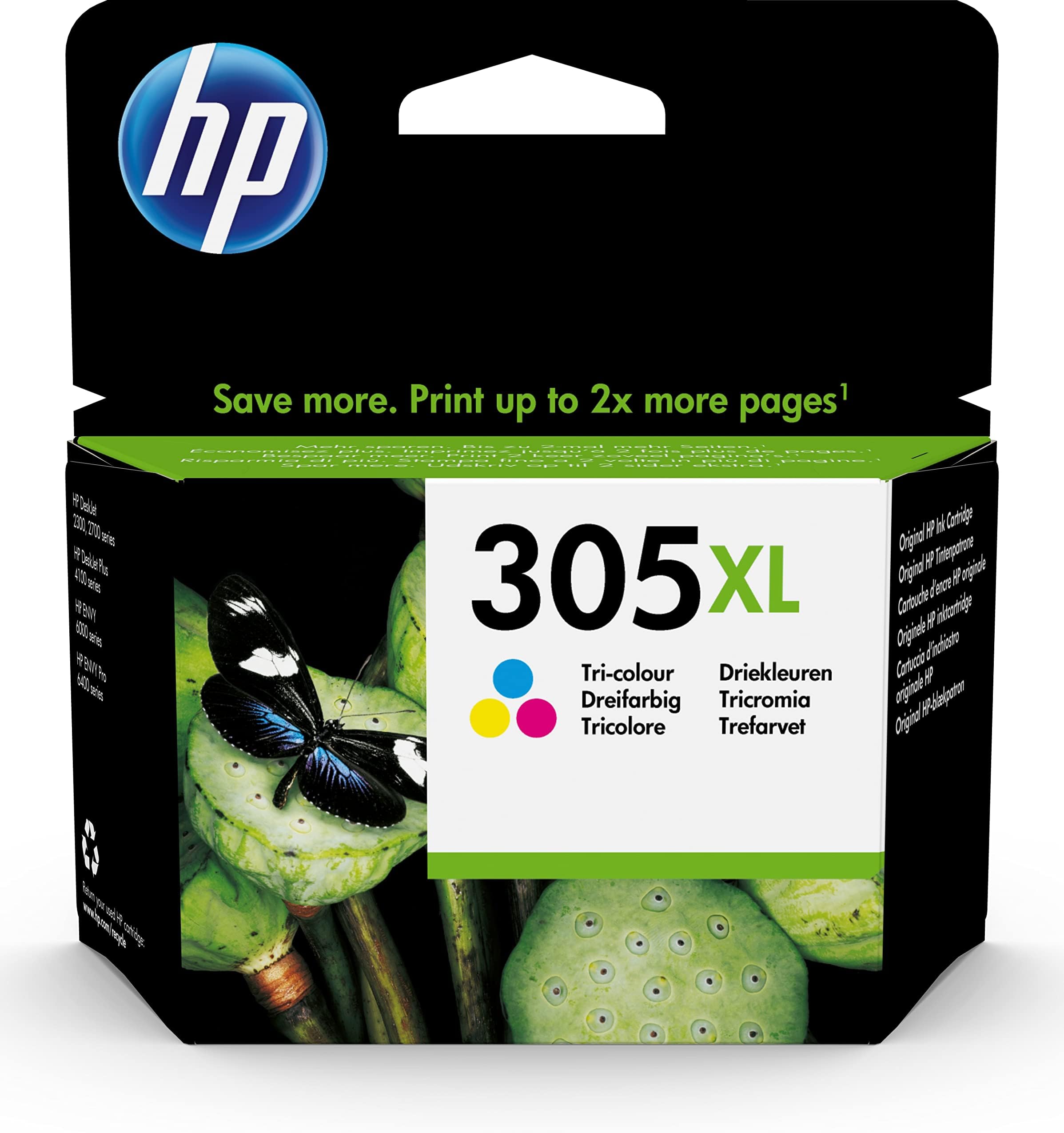 305XL High Yield Tri-color Original Ink Cartridge