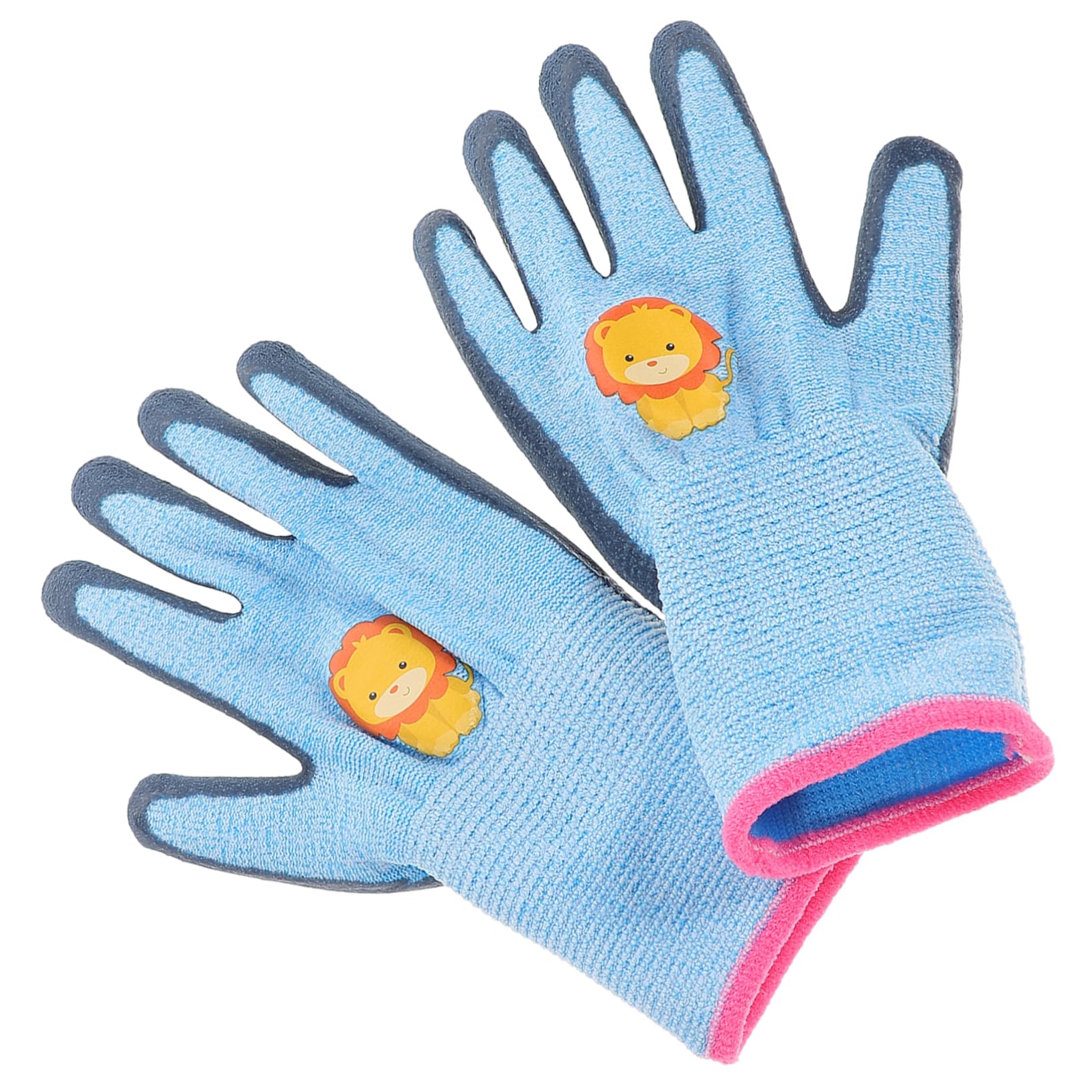 TOVINANNA Child Gardening Gloves Boys and Girls Work Gloves Anti-puncture and Breathable