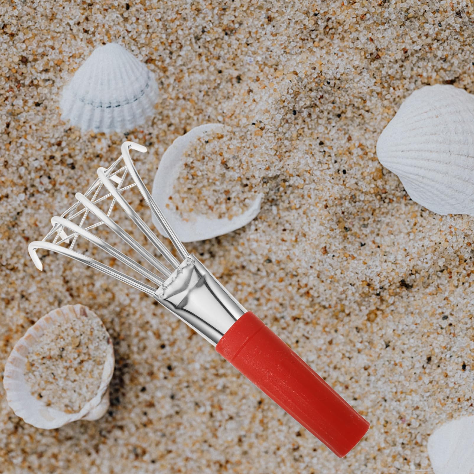 BESPORTBLE 4stücke Handrake Muschelrechen Mit Ergonomischem Griff Wiederverwendbarer Klauenrechen Für Strand Und Garten Zum Muscheln Und Austern Sammeln Leicht Und Sicher Der Anwendung
