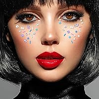 Vista 7 de BBTO 8.82 oz de copos de nieve falsos, diminutos adornos de arcilla polimérica de muñeco de nieve, rodajas de polímero de copo de nieve, arcilla