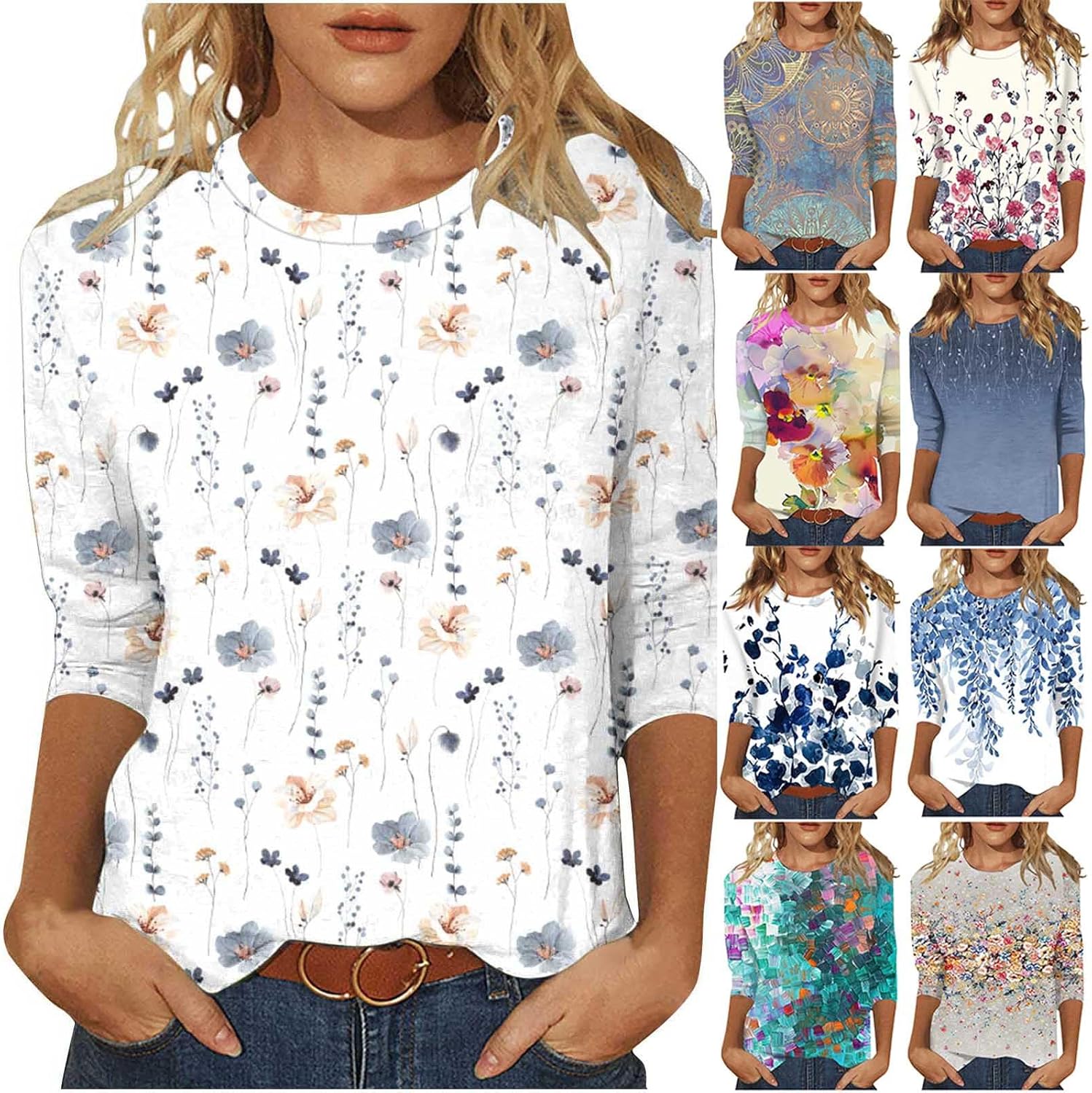Stylisches PingShun 3D Blumen Shirt: Eleganz für jeden Anlass