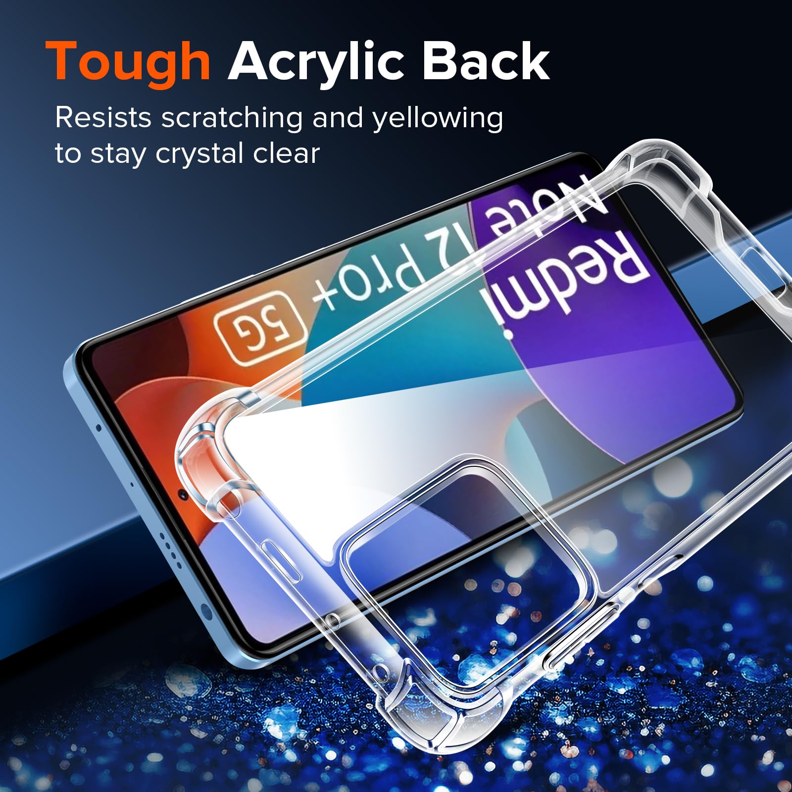 iVoler Anti Ingiallimento Chiaro Cover per Samsung Galaxy S25 Ultra 5G