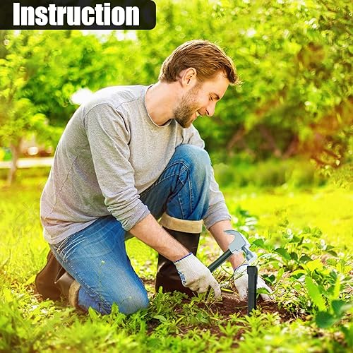 Miniatura 7 de 30 estacas de plástico Ecoborder para bordes de paisaje, estaca de césped de 10 pulgadas, resistente para paisajismo y jardín