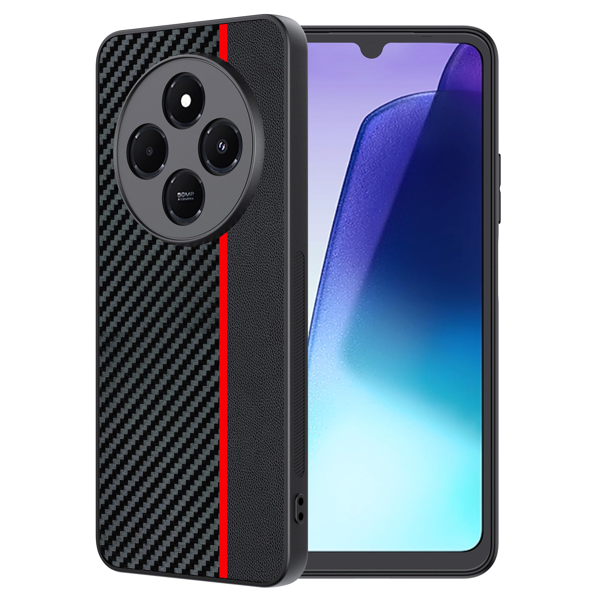 Klar Hülle Für Xiaomi Redmi 14C / Poco C75 Mit Panzerglas, Transparent & Gelbfrei – Stoßfester TPU/PC Schutz