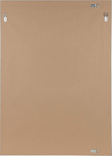 Miniatura 4 de Kate and Laurel Alysia - Espejo de pared rectangular con marco decorativo, 28.5 x 40.5 pulgadas, color blanco