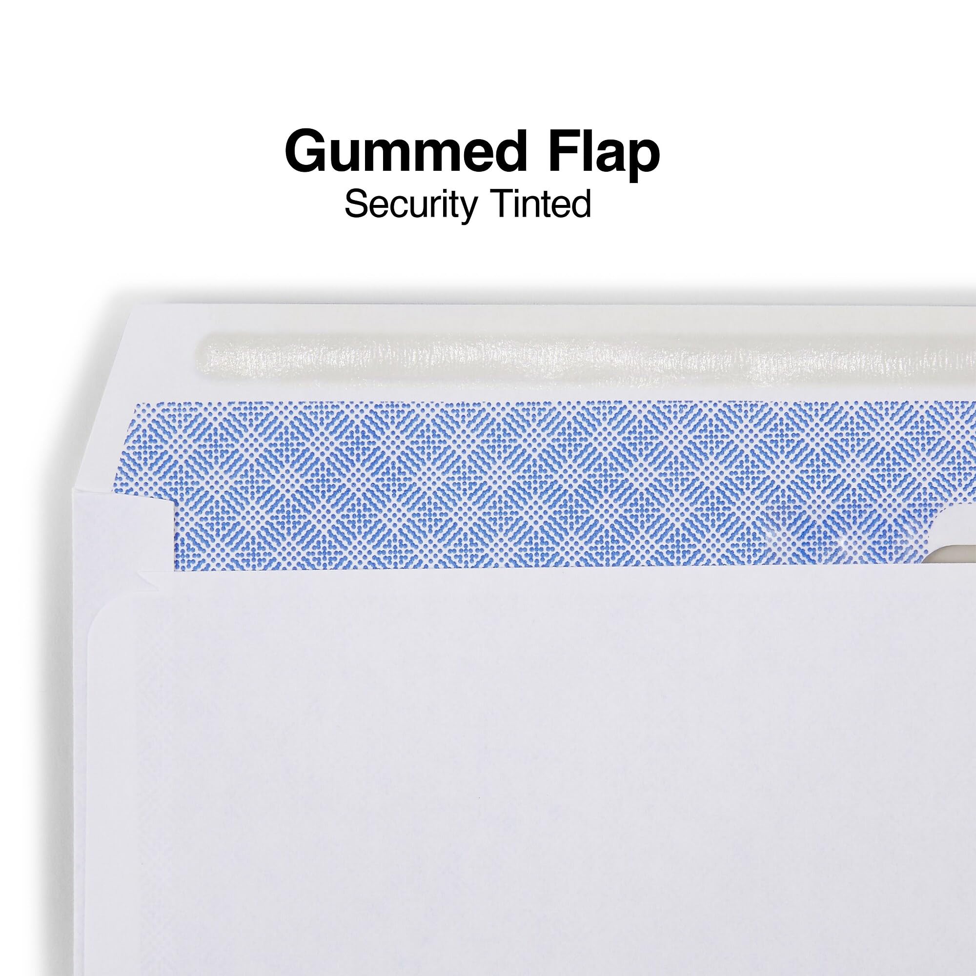 Staples 381898 Enveloppes gommées double fenêtre LSR 1 000/Bx