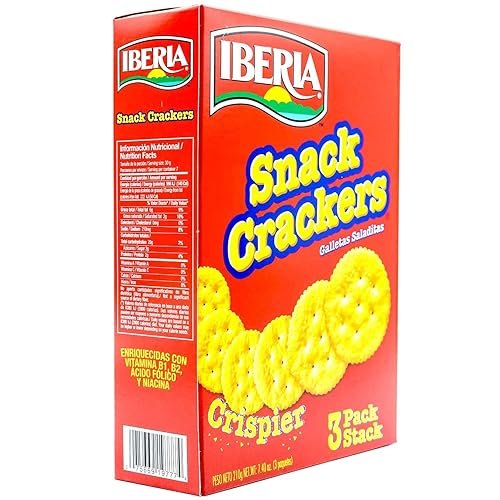 Miniatura 3 de Iberia Snack Crackers Galletas Saladitas 7,40 oz. (Paquete de 18)