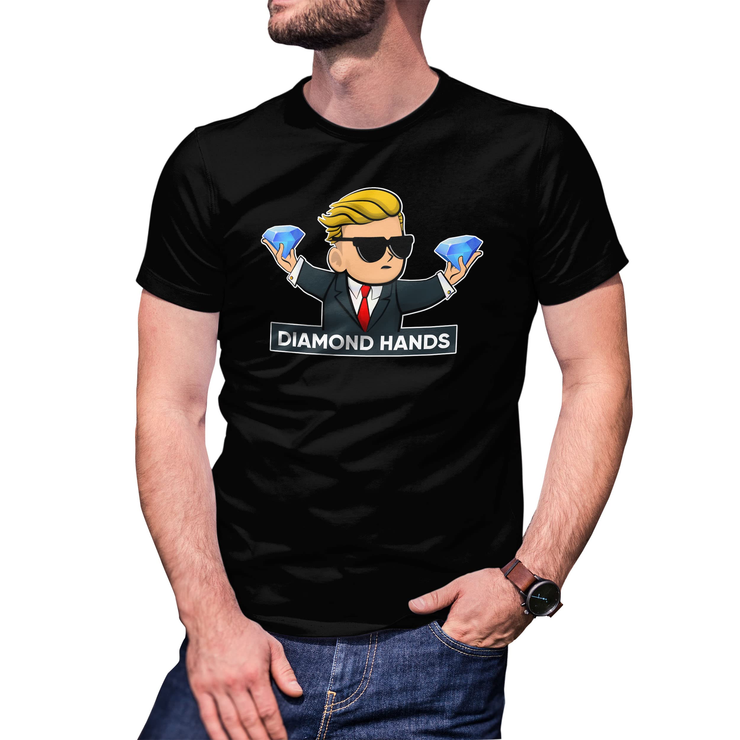B&S BoutiqueDiamond Hand Fun Wallstreetbets Men's T-Shirt