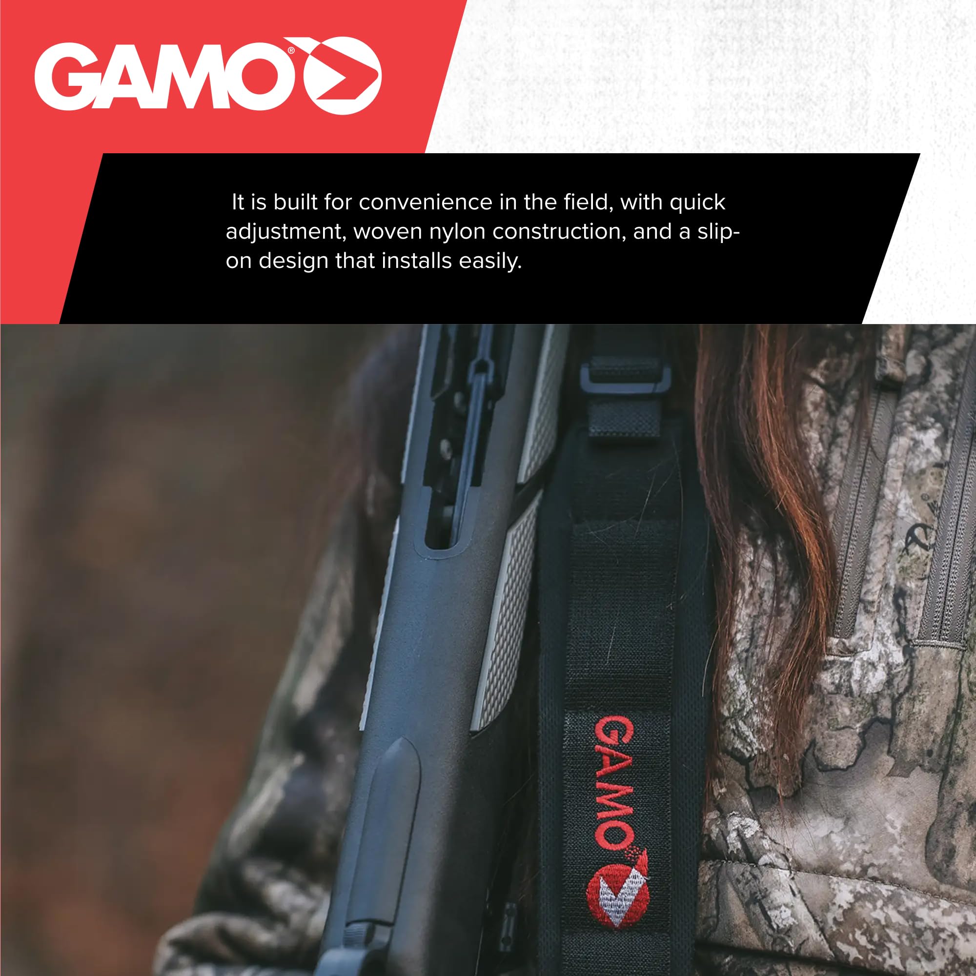 Gamo 621240854 Gun Buddy Rifle Sling, Fits All Air Rifles, Slings
