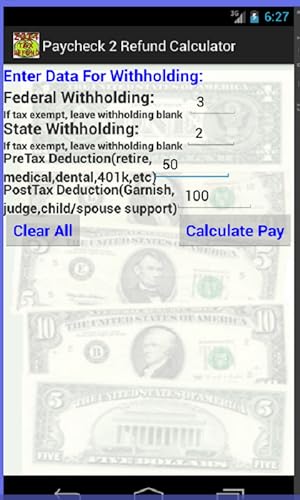 Federal Tax Refund Calculator