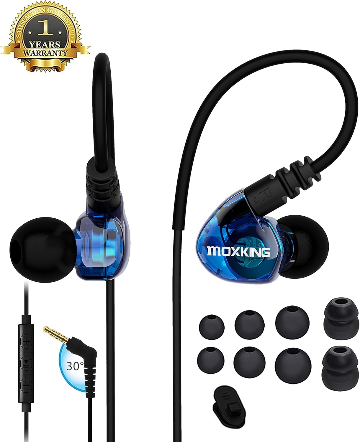 ausdom sopra le cuffie auricolari