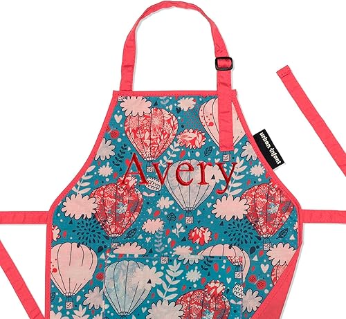 Miniatura 2 de Delantal urbano para niños pequeños ayudantes  Niños, Cocinar Hornear Artesanía Jardinería, Niños y Niñas, Lavable a máquina, Moderno, Globos